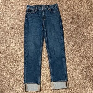 American Eagle Outfitters Women's Super High Rise Straight Jean